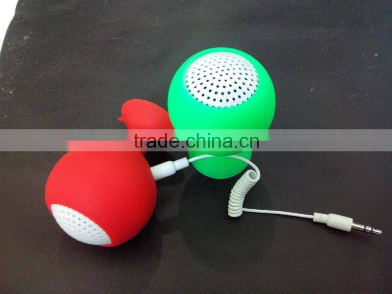 the best sale promotion gift speaker with dustproof waterproof silicone case for mobile phone tablet pc