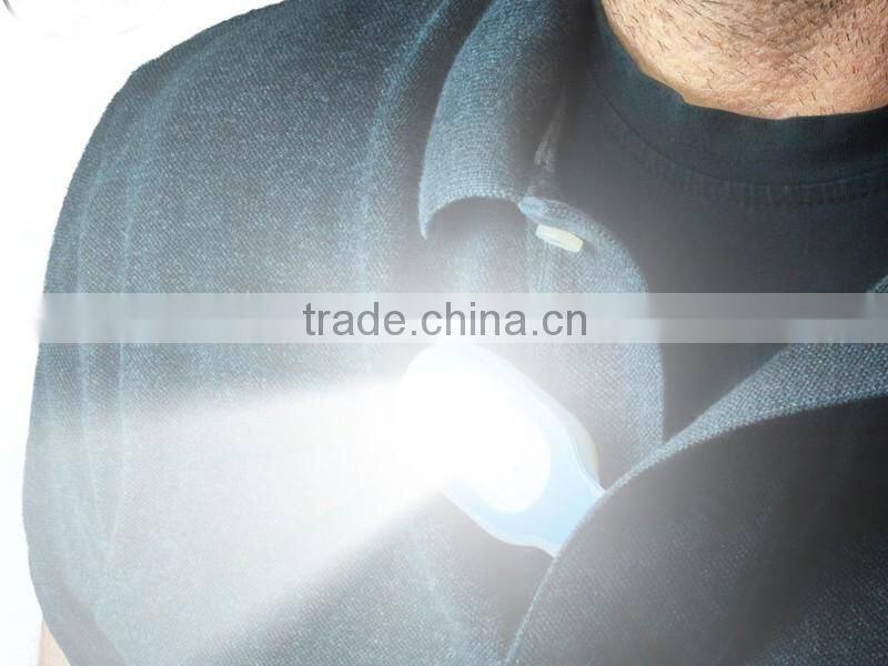 2* Button Battery Power Supply LED Collar Clip Light