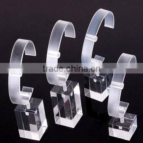 2016 new style Shenzhen factory luxury wrist watch holder/acrylic watch display stand with C ring