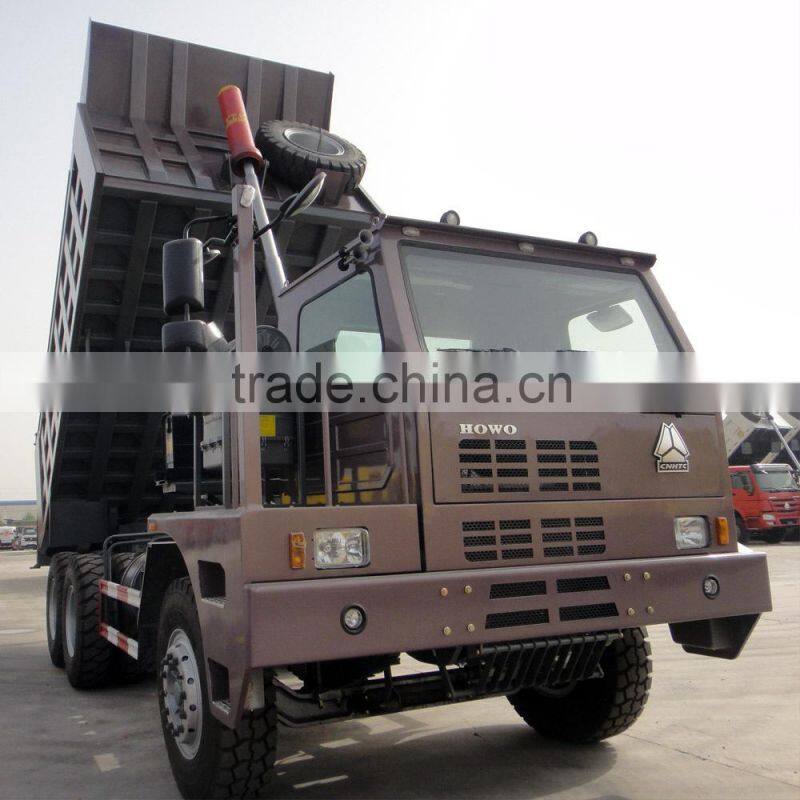 heavy duty truck 6*4 ZZ5707S3640AJ 70 ton mining dumper truck howo