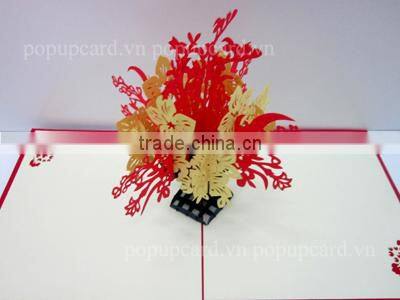 Viet Nam Girl 3d pop up greeting card