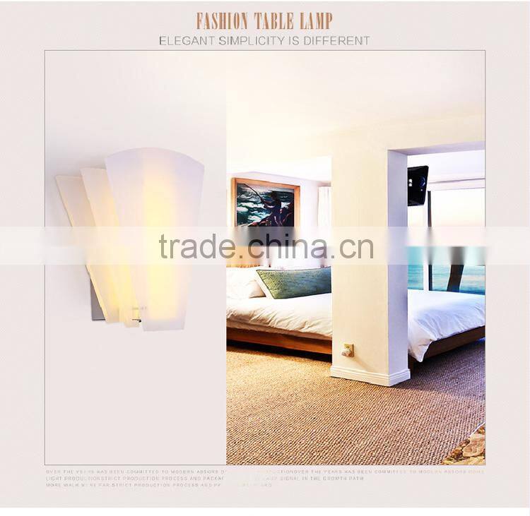 Jeveya 12W Warm White Bedroom Wall Lights SMD5730 Acrylic Wall Lamps