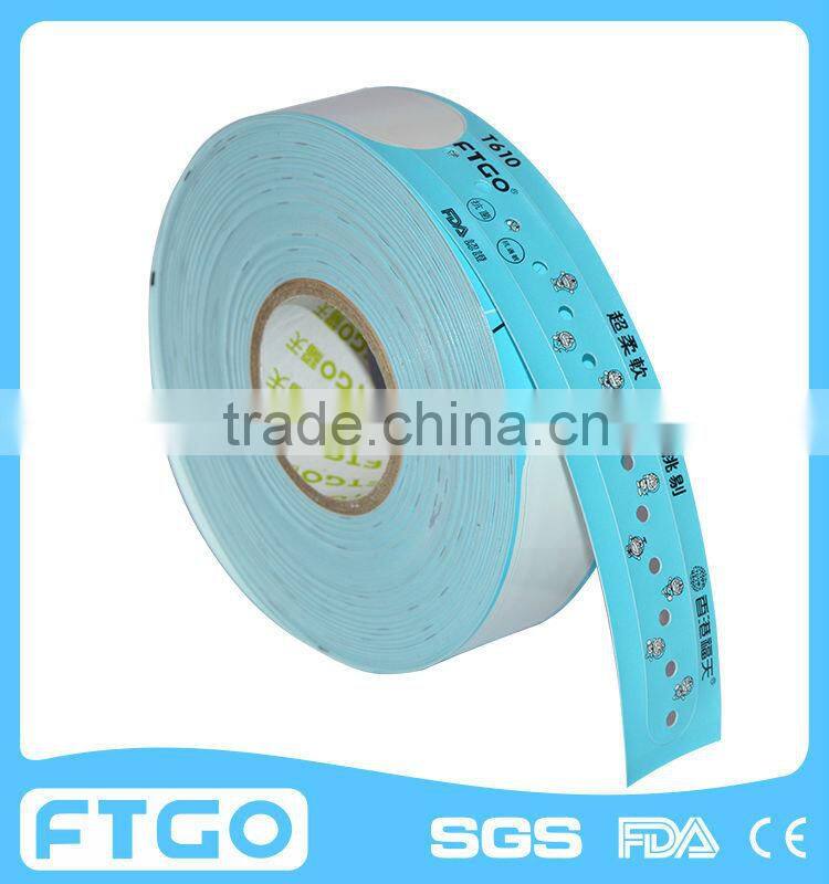 Medical consumble direct thermal patient id wristband