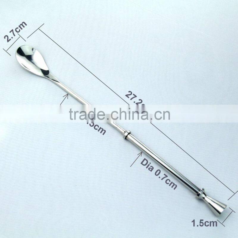 Bar Spoon, stainless steel spoon, spoon muddler
