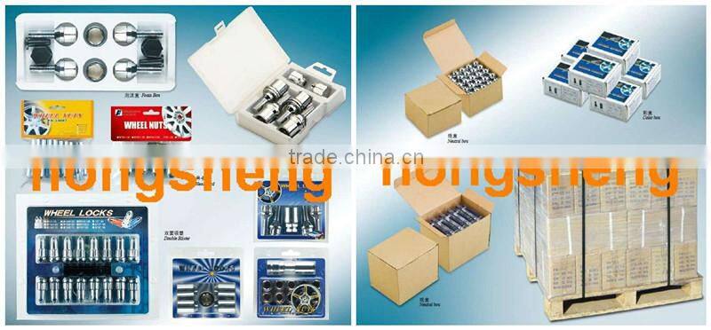 Hex 17mm with a sliding washer auto wheel bolt