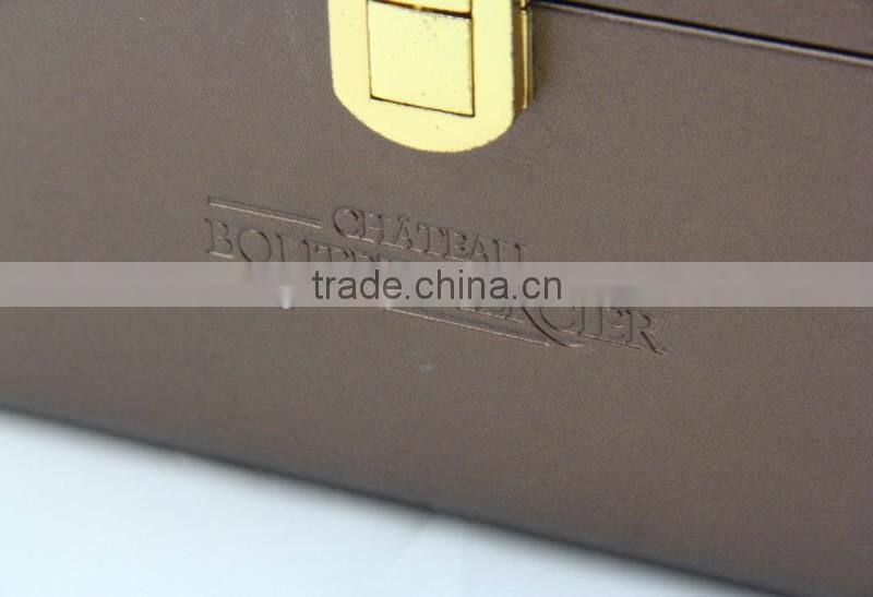 Luxury wooden wine bottle boxes for sale
