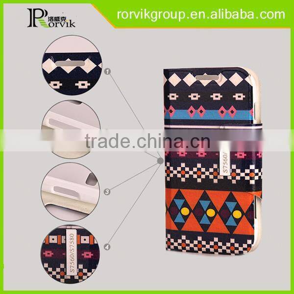 black hybrid hard case card holder wallet with great price for Samsung Galaxy S7560