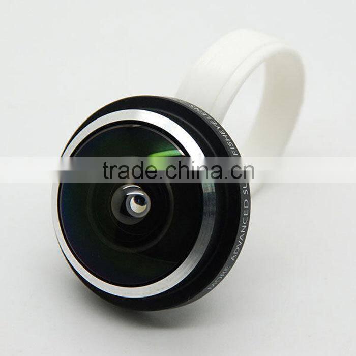 universal circular clamp 235 degree super fisheye lens wide camera lens for iPhone 6S 5S 6 plus samsung galaxy s6 s5 htc one m8