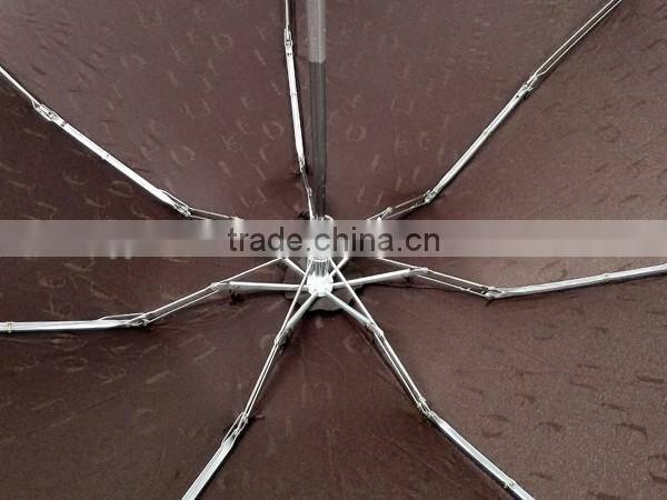 5 Fold Umbrella with Monogram, Cute Travel Umbrella