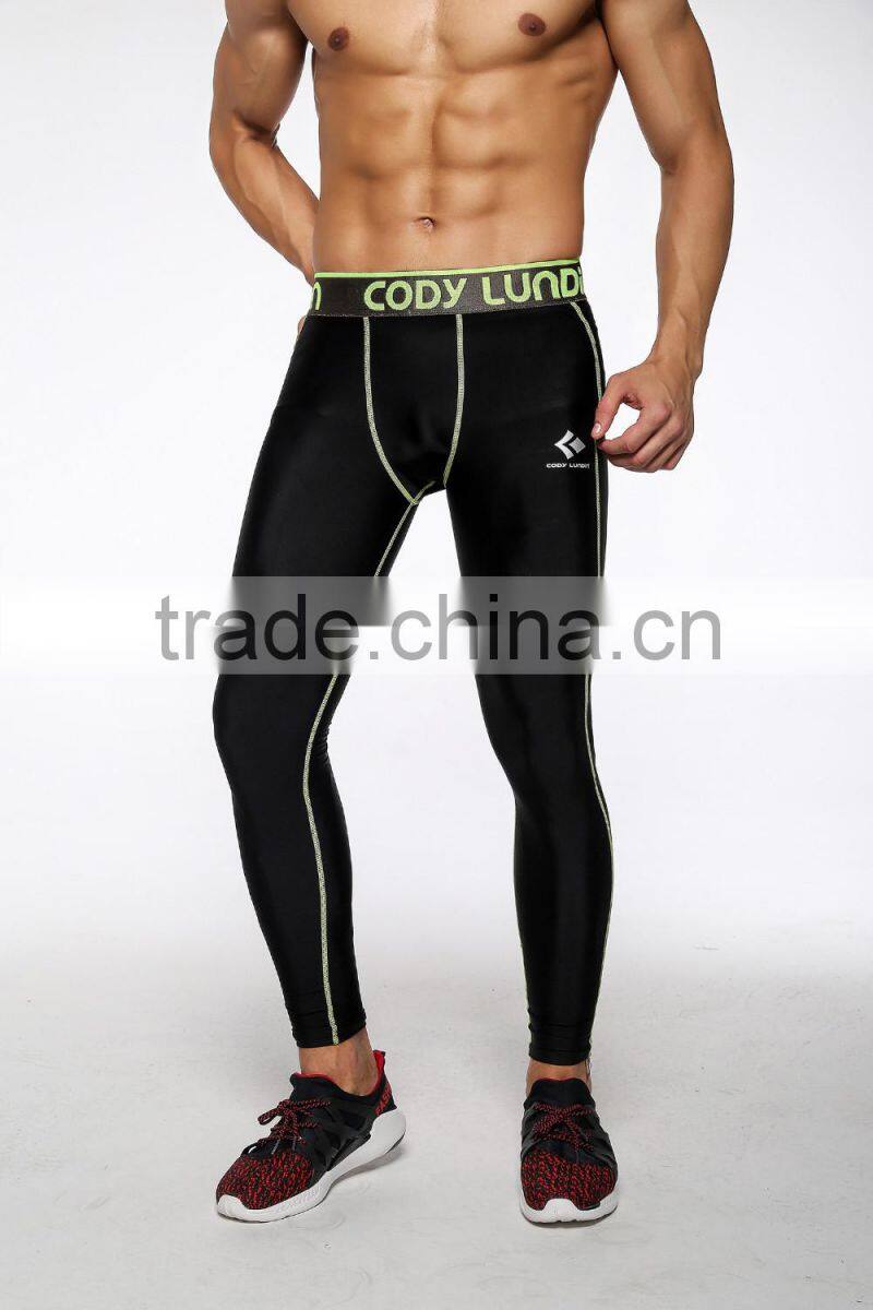 Hot Sale Mens Fitness Leggings Running and Sports Thermal Fitness Leggings Men Sport Basketball Soccer Long Pants Trousers