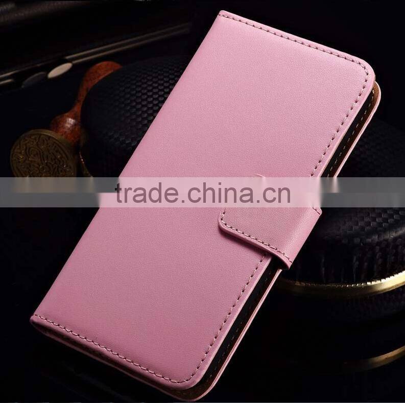 Top selling wallet leather case flip stand cover for htc butterfly 3