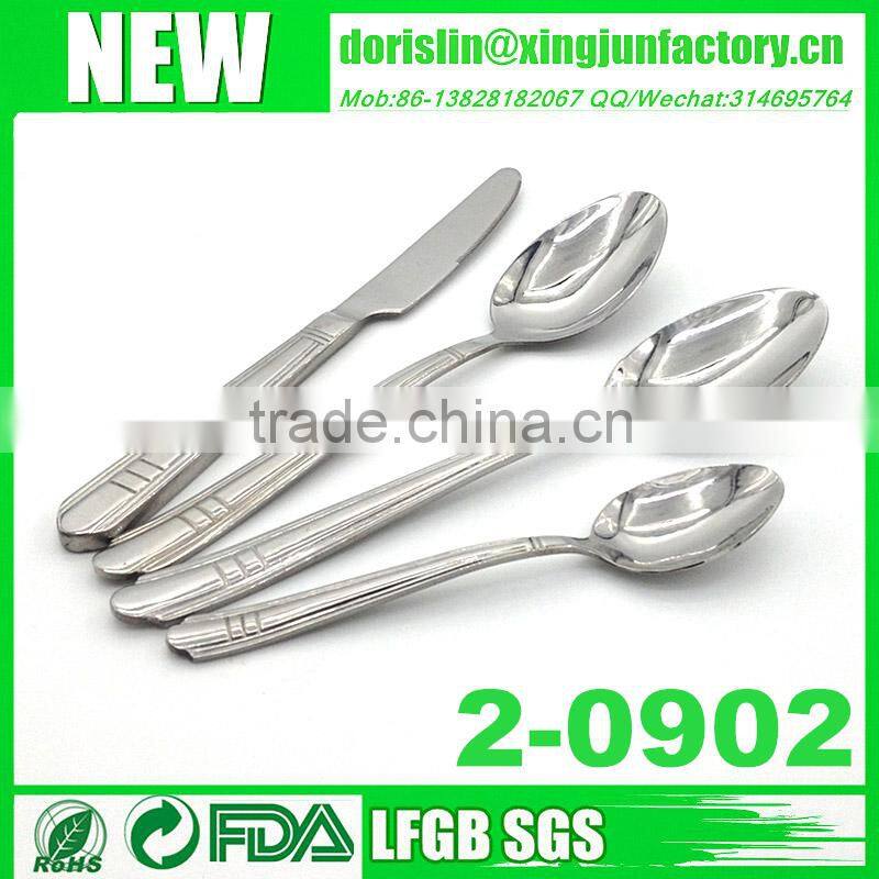 Macaron French Blue Cutlery with Riveted Handle