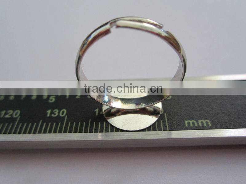 wholesale adjustable ring base blank for jewelry making
