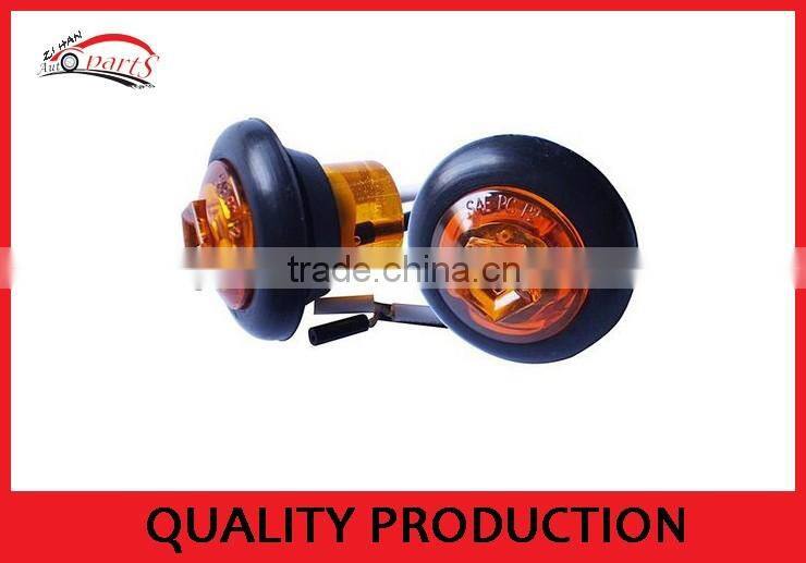 10-30V 0.75" round universal truck led side marker lamp