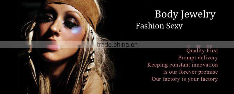 Fashion piercing custom wholesale colorful acrylic lip labret ring