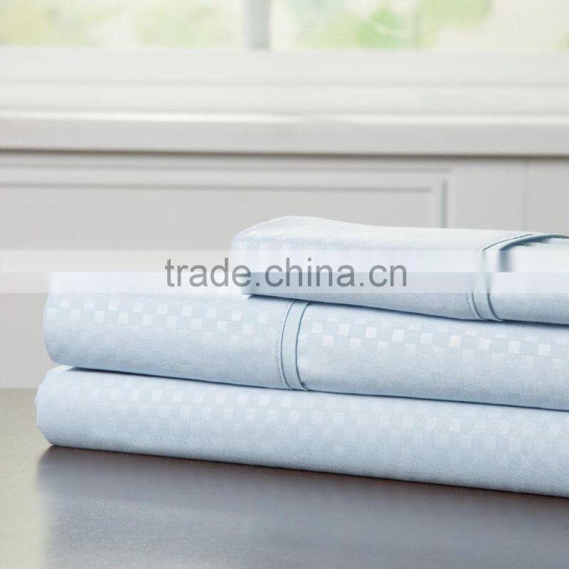 Home Embossed Sheet Set, Blue, Twin