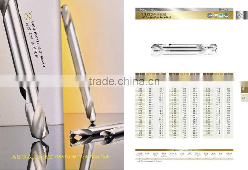 Double End HSS Twist Drill/high quality drills