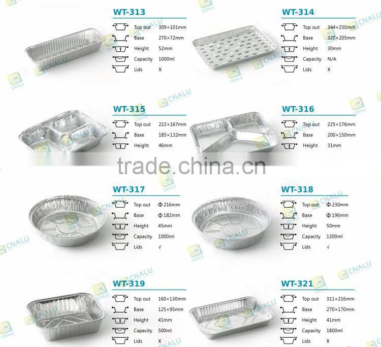 Aluminium Foil Container for BBQ
