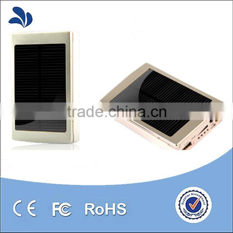 2016 Newly launched wholesale cheap waterproof solar power bank solar panel energy charger