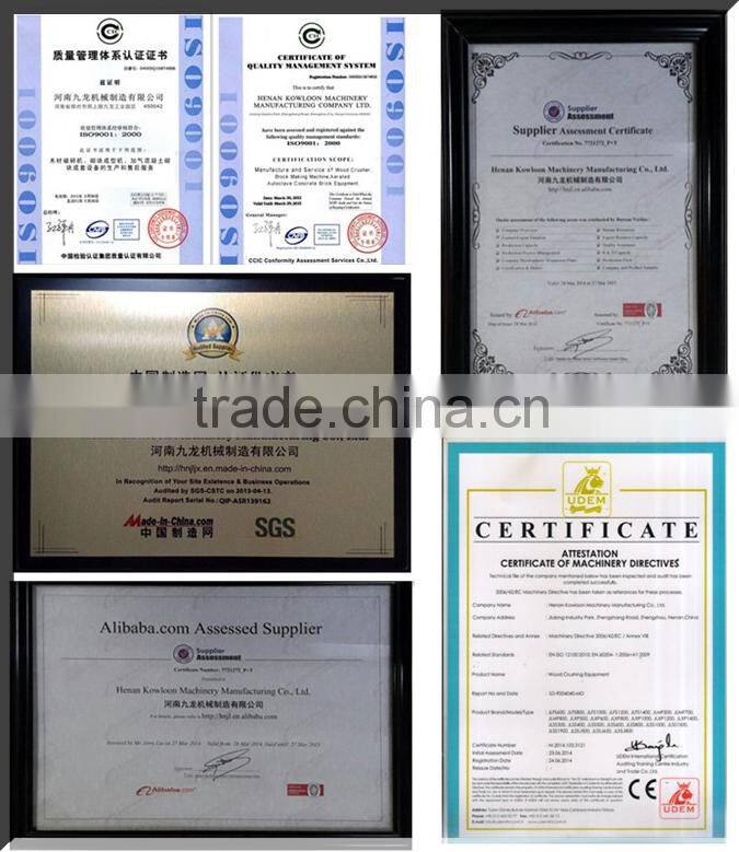 Biomass used wood drum chipper