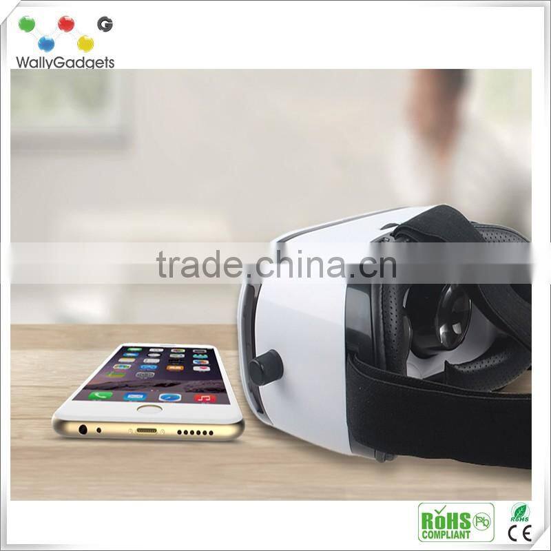 2016 SHENZHEN Hot Sale 3D VR box 3rd generation 3D VR Glasses Virtual Reality watching exprience