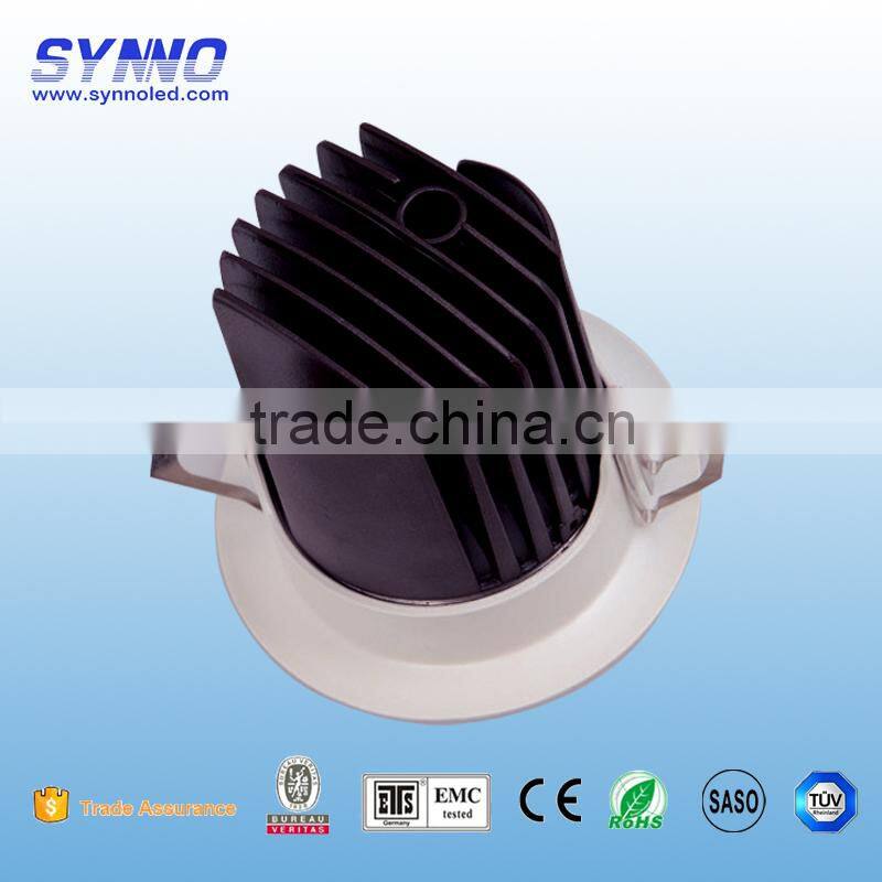 20W AC100-240V round recessed COB LED downlight housing