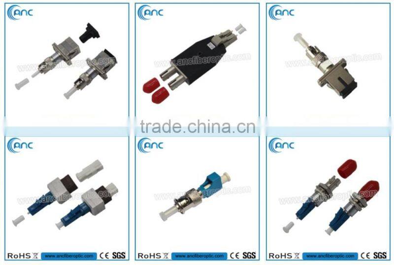 Manufacturer MM SMA Male-ST Female Fiber Optic Adapter