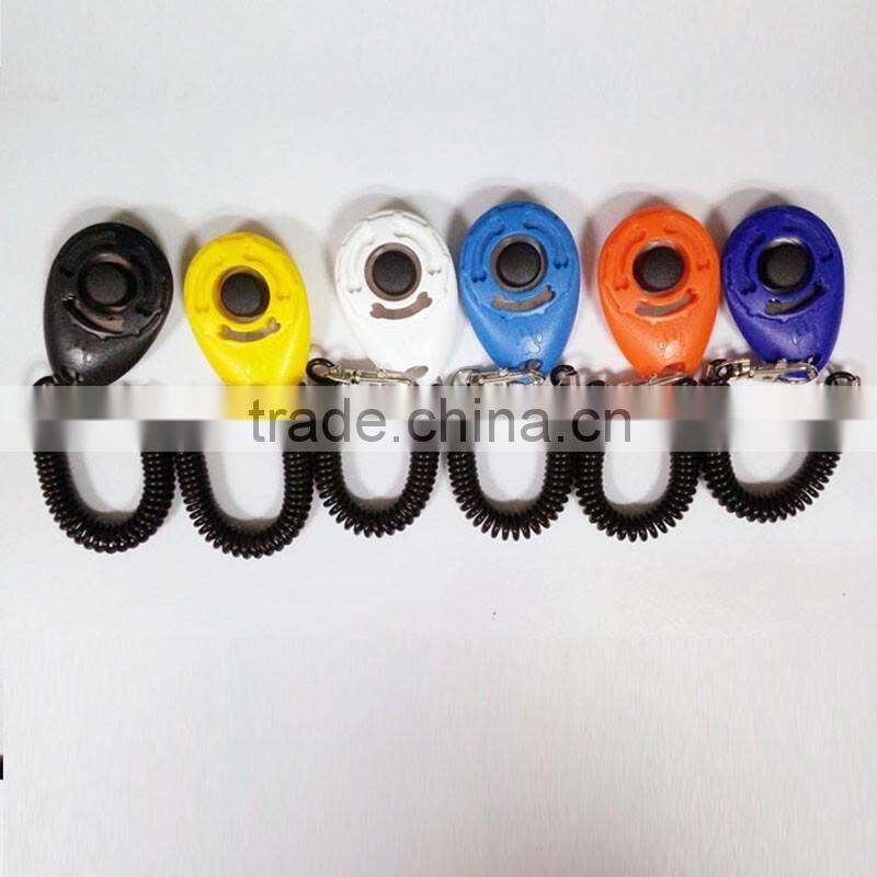 2016 New-Paws designer colorful Aid wrist strap pet dog training clicker