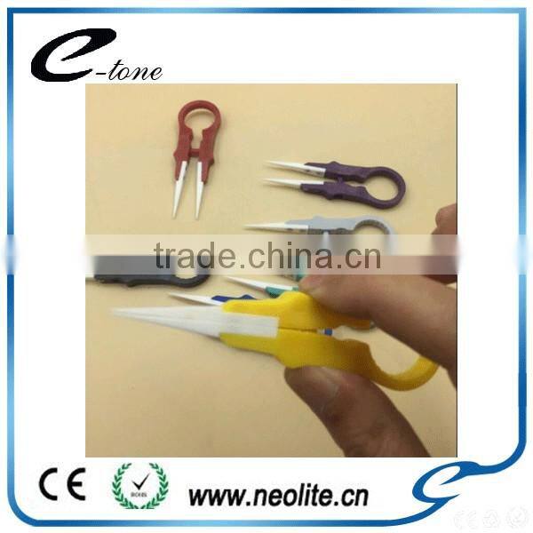 High Quality and Colorful ceramic e cig tweezer For RDA Atomizers
