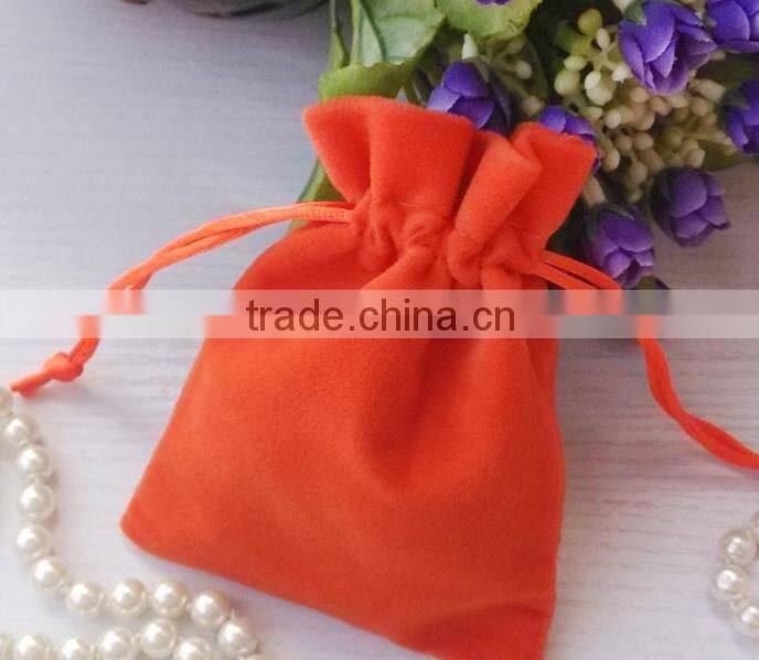 Small Drawstring Canvas Jewelry Pouch Bag