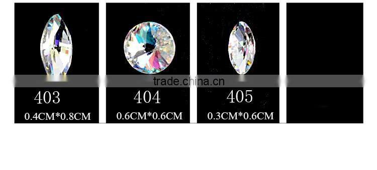2016 New arrival special-shaped diamond cut high quality colorful stone with factory price