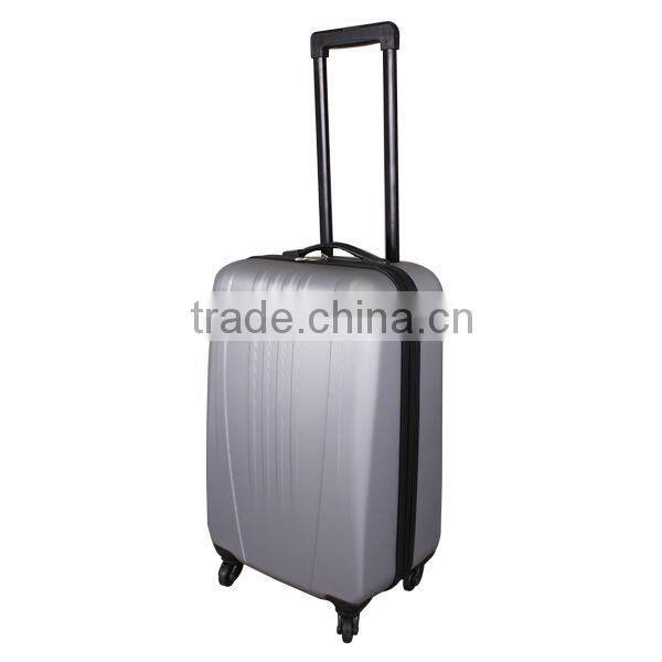 2014 china supplier abs/pc luggage trolley with retractable wheels,cheap designer luggage sets