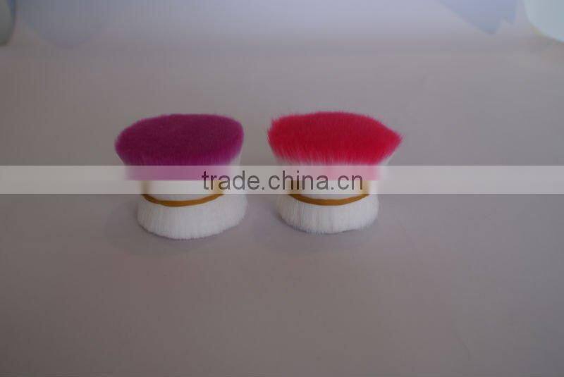 32-83mm brown nylon hair for makeup brushes