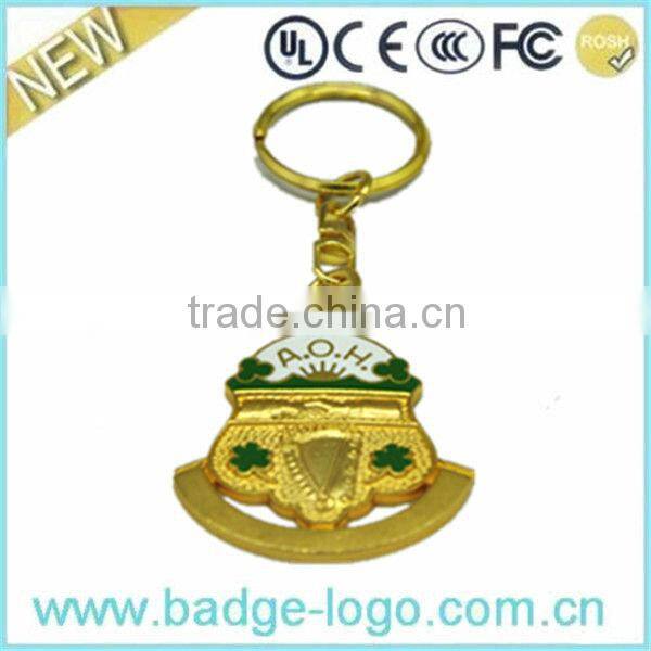 Hot Engraved Zinc Alloy Die Cast Metal Keychain