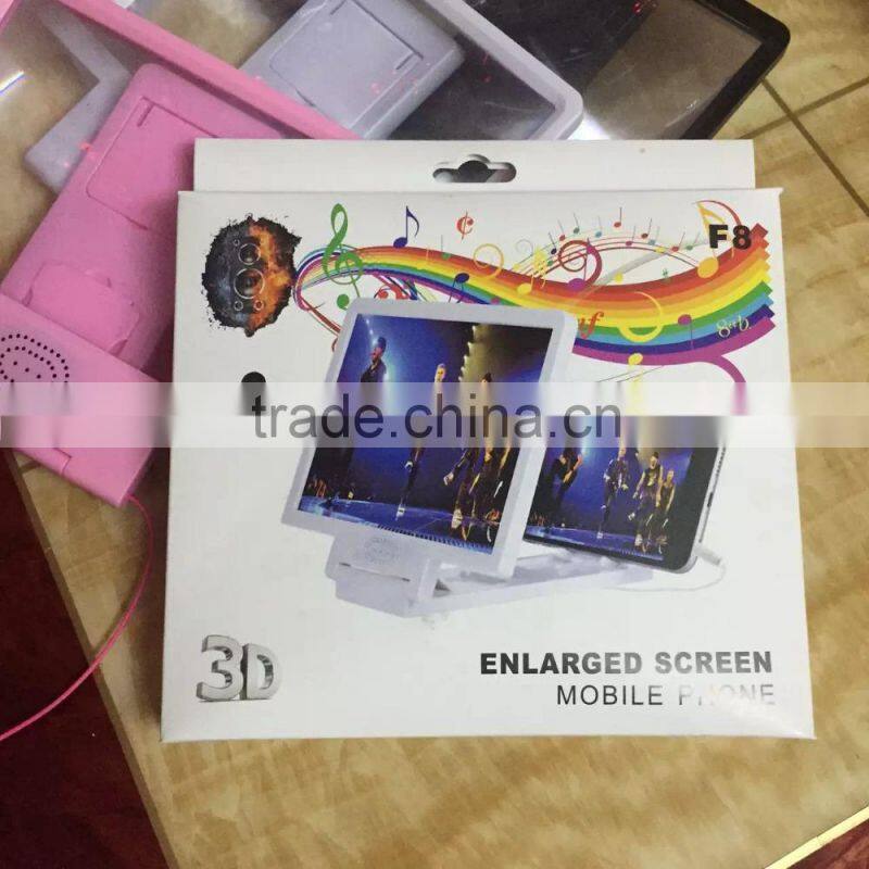 Hot Hot Hot!!!New Arrivals 3D Magnifier Mobile HD Screen,Universal Enlarged Screen For All Phone