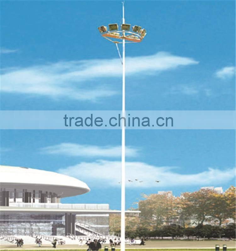 High mast lights price list, round electric pole, lights and lightings