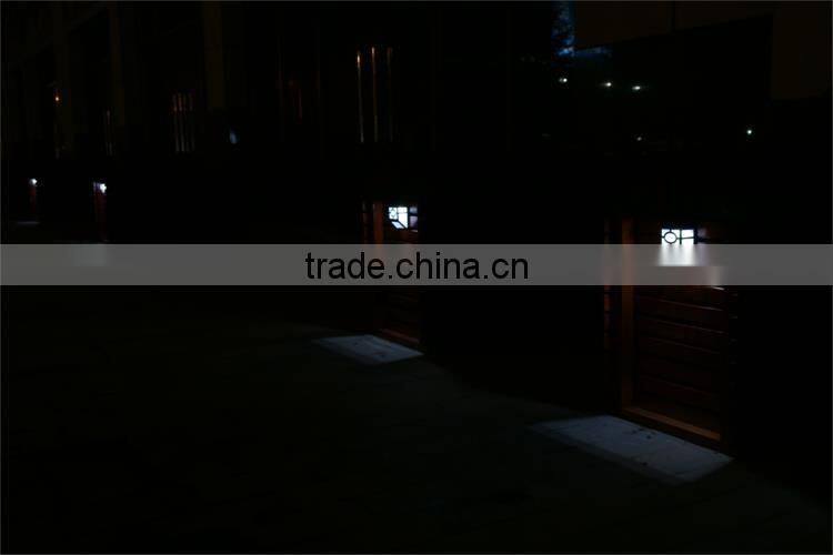 decoration hotel or garden black abs RetroStyle waterproof solar wall lamp