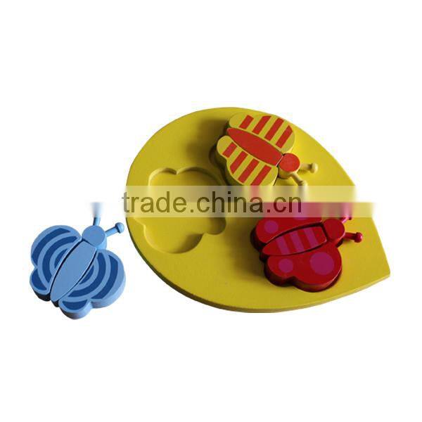 Beautiful wooden butterfly blocks for kids