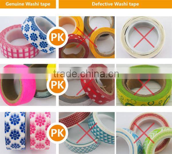 Lovely gold blocking masking tape wholesale with customize design