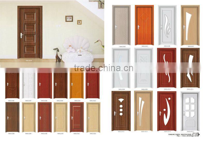 interior PVC wooden door MHG-6034
