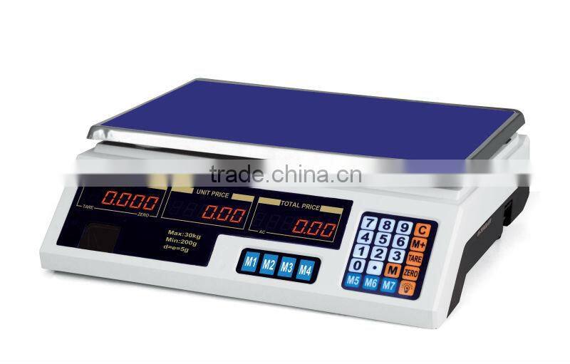 30kg LCD Price Computing Scale