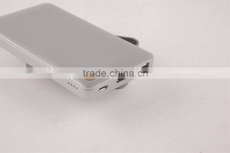 power bank 10000 mah, external battery, mobile power supply with 4 Led power indicator