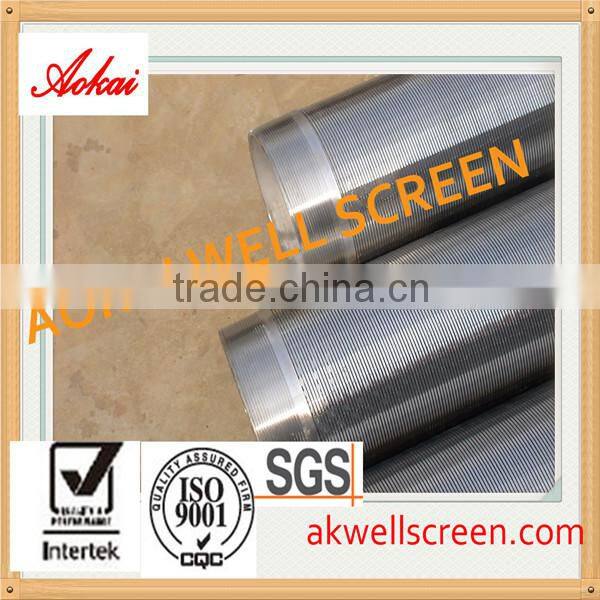 Factory!2"-10"water well screen/Wedge wire screen/water well sand filter for drilling water well