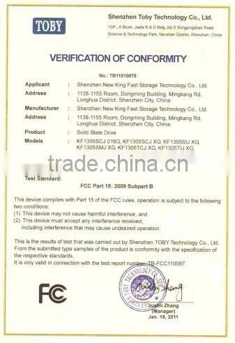 kingfast 128gb msata ssd with MLC Nand flash