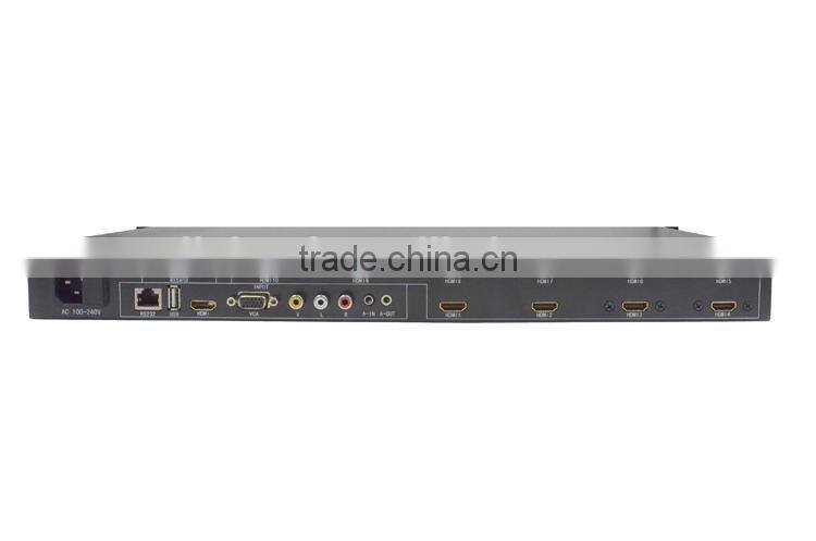 LM-TV09 HDMI/VGA/AV/USB 3x3 LED/LCD Video Wall Controller Built-in Conversion For Analog/Digital