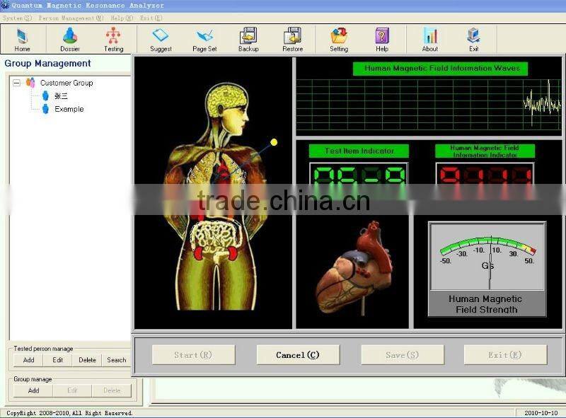 2013 Newest 90% Accurate Quantum Health Analyzer Meridian Health Analyzer
