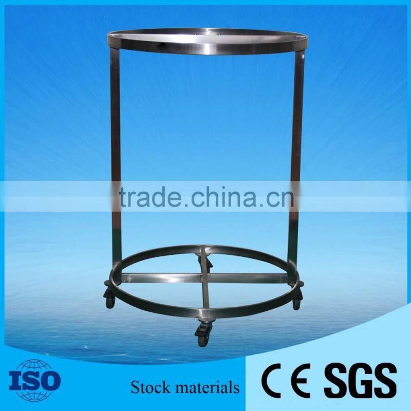 New Design Shopping Mall 4 Wheels Clothes/Carpet Metal Display Rack