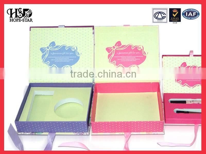 Colorful Fancy Cosmetic Gift Box Hotsales/ Cosmetic gift set packaging box