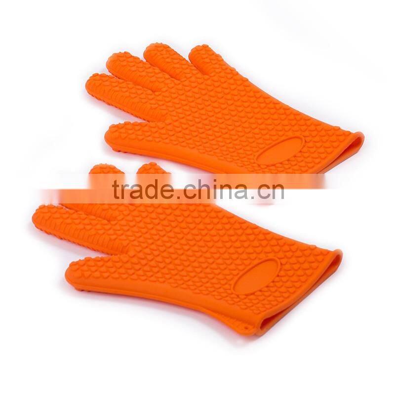 high heat-resistant silicone bbq Grilling gloves and claws