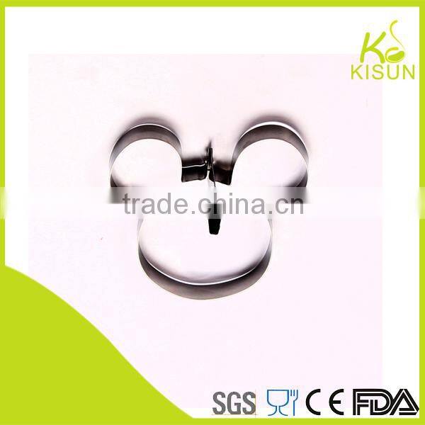 Lovely Bunny shape cutter stainless steel donut model